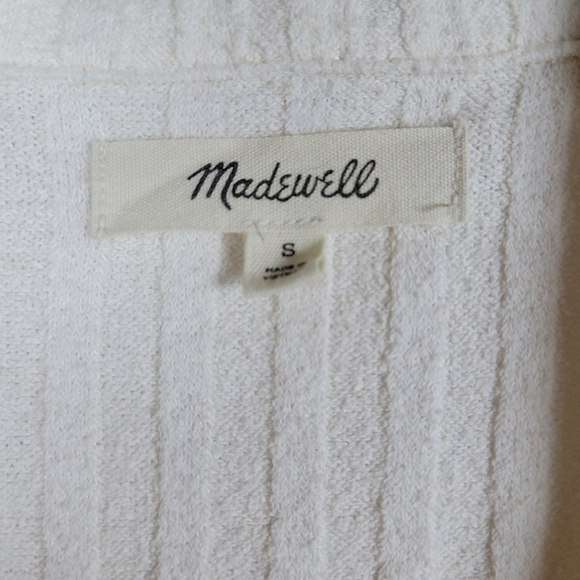 Madewell Mixed Button Ribbed Polo Perfect Summer Tank Size Small - Picture 12 of 12